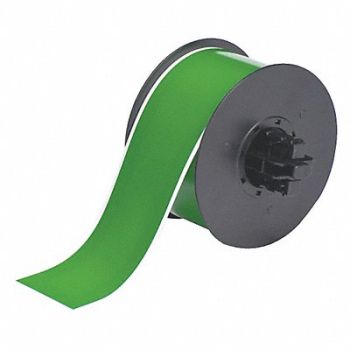 BRADY G8309 Tape Green 100 ft L 2-1/4 in W, 6UMN0