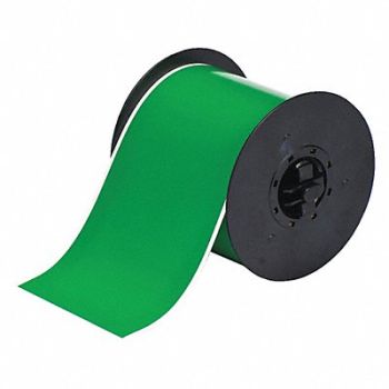 BRADY G8310 Tape Green 100 ft L 4 in W, 6UMN1