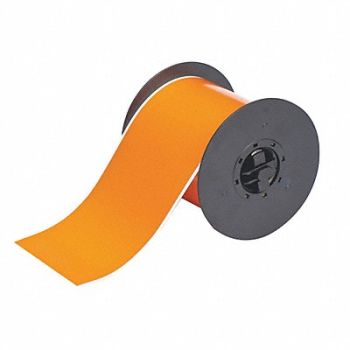 BRADY G8315 Low-Halide Pipe Tape Orange 100 ft L, 6UNA7