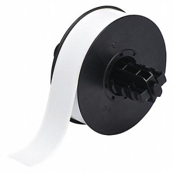 BRADY G8308 Tape White 100 ft L 1-1/8 in W, 6UMP9