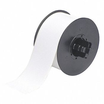 BRADY G8320 Tape White 100 ft L 2-1/4 in W, 6XHE5