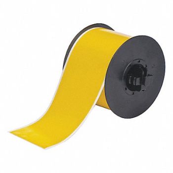 BRADY G8311 Tape Yellow 100 ft L 3 in W, 6UMR6