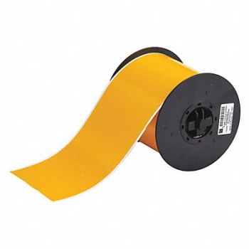BRADY G8310 Tape Yellow 100 ft L 4 in W, 6UMR7