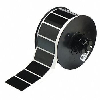 BRADY G8796 Raised Profile Label Black 2.000 In., 6UMT0
