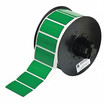 BRADY G8796 Raised Profile Label Green 2.000 In., 6UMT7