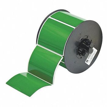 BRADY G8800 Raised Profile Label Green 3.000 In., 6UMU0