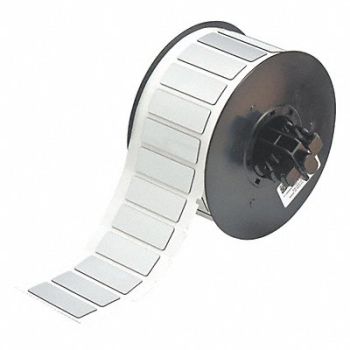 BRADY Raised Profile Label Silver 1.770 In., 6UMU7