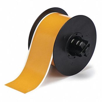 BRADY G8314 Low-Halide Pipe Tape Brn/Ylw 100 ft L, 6UNA2
