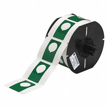 BRADY G8793 Raised Profile Label Green 1.200 In., 6UNF4