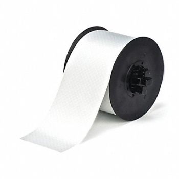 BRADY Tape Metallic Silver 100 ft L 3 in W, 6UNL1