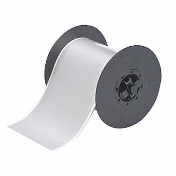 BRADY Tape Metallic Silver 100 ft L 4 in W, 6UNL6