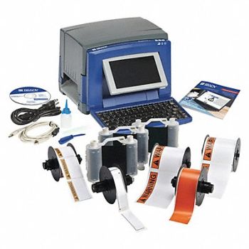 BRADY Desktop Label Printer Kit BBP31 4in Tape, 6UNL8