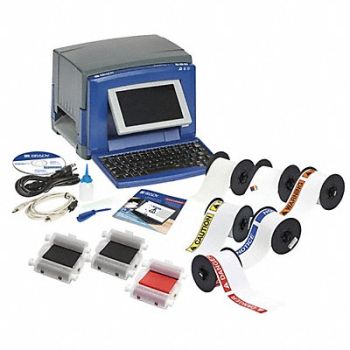 BRADY Desktop Label Printer Kit BBP31 4in Tape, 6UNN2