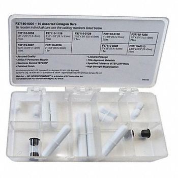 SP SCIENCEWARE SPINBOX STIRRING BAR PTFE ASST PK16, 6UPJ5