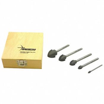 WINGITS Glass Stone Tile Drill Set 5pc Carbide, 6UTD2