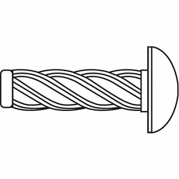 GRAINGER APPROVED U-Drive Screw 18-8SS 1/4 L PK500, 6YCU9