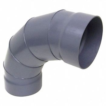 PLASTIC SUPPLY 90 Degree Elbow 16 Duct Size, 6UXR8