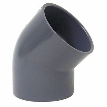 PLASTIC SUPPLY 45 Degree Elbow 4 Duct Size, 6UXR9
