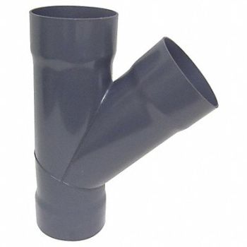 PLASTIC SUPPLY 45 Degree Wye Branch 12 Duct Size, 6UXW6