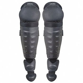 DAMASCUS Knee/Shin Pads Non-Skid EVA Nylon XL PR, 6UZE3