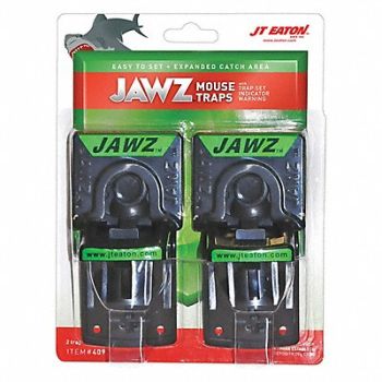 JT EATON Mouse Trap 4 1/2 L x 2 1/2 W PK2, 6VEZ6