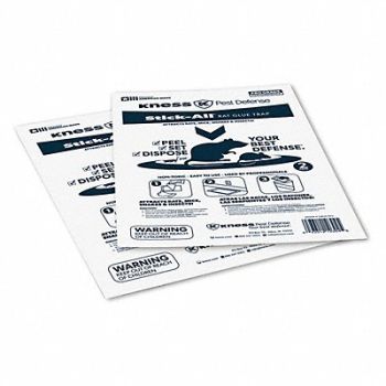 KNESS PEST DEFENSE Glue Trap 6-1/2 in L 5 in W PK2, 6VFA3