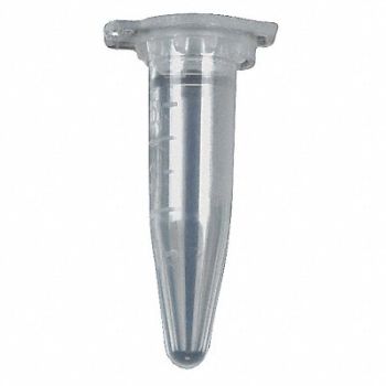 LAB SAFETY SUPPLY 0.2mL micro Tubes Natural colors PK1000, 6VMX9