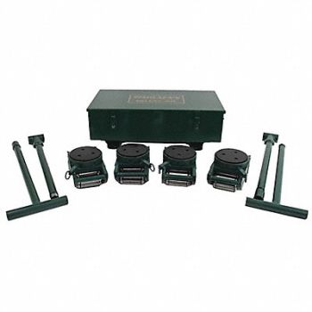 HILMAN ROLLERS Equipment Roller Kit 80 000 lb Swivel, 6W043