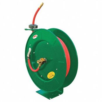 SPEEDAIRE Spring Return Hose Reel 1/2 in ID 50 ft, 6WA73