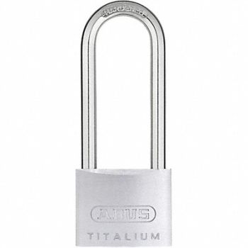 ABUS Lockout Padlock KA Silver 1-9/16 H, 6WNW8