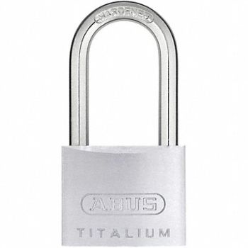 ABUS Lockout Padlock KA Silver 1-9/16 H, 6WNX0