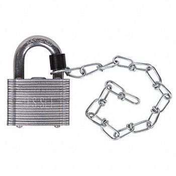 ABUS Keyed Padlock 13/16 in Square Gold, 6WNY8