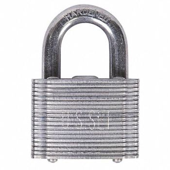 ABUS Keyed Padlock 13/16 in Square Gold, 6WNY7