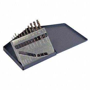 CHICAGO-LATROBE Jobber Drill Set 11 pc Cobalt, 6WTZ9