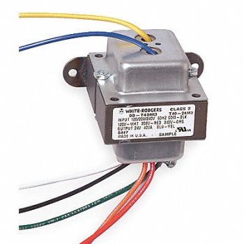 WHITE-RODGERS Cls 2 Trnsfrmr 40VA Enclosed Universal, 6WU93