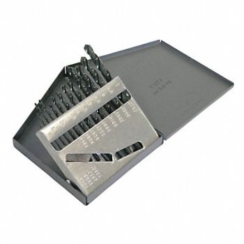 CHICAGO-LATROBE Jobber Drill Set 13 pc HSS, 6WUA7