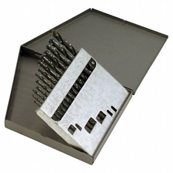 CHICAGO-LATROBE Jobber Drill Set 13 pc HSS, 6WUA8