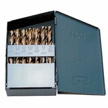CHICAGO-LATROBE Jobber Drill Set 26 pc HSS, 6WUE0