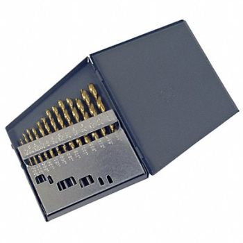 CHICAGO-LATROBE Jobber Drill Set 13 pc Cobalt, 6WUE4
