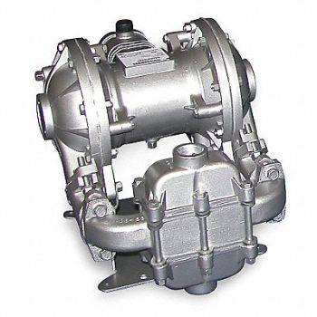 SANDPIPER DblDiaphPmp NPT PTFE/316 SSteel 1 42gpm, 6WY85