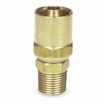 SPEEDAIRE Hydraulic Hose Fitting Brass 3/8 (M)NPT, 6X424