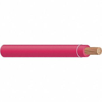 SOUTHWIRE Building Wire 1AWG THHN Str Red 500ft, 4WZR7