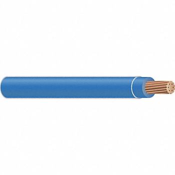 SOUTHWIRE Building Wire 10AWG THHN Str Blu 500ft, 4W011