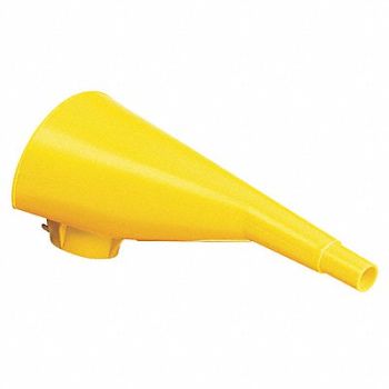 EAGLE Funnel 9In.X1-1/8In. Yellow, 6X853
