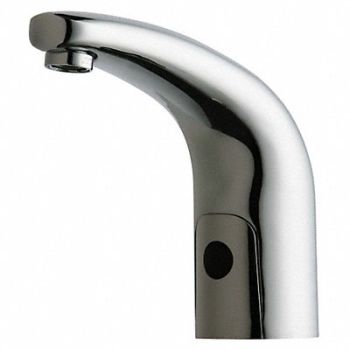 Mid Arc Chrome Chicago Faucets HyTronic, 6XAE7