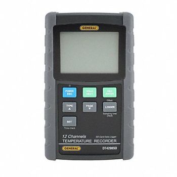 GENERAL Temperature Recorder Type K 12 Inputs, 6XAK1