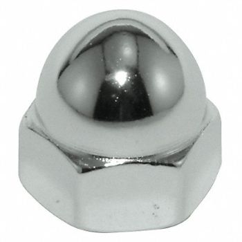 GRAINGER APPROVED CpNt LwCrn Znc Stl 5/8 -11 1 2PK, 6UUU1