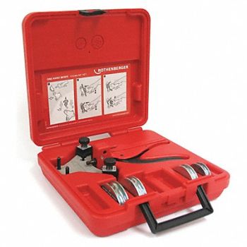 ROTHENBERGER Tube Bender Set Ratchet 1/4 to 1/2, 6XGA9