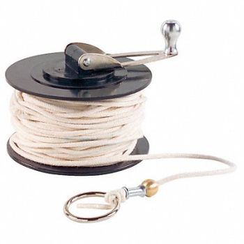 KESON Chalk Line w/Handle Wht 110 ft For 2UJZ7, 6XGL4