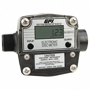 FLOMEC Flowmeter Nutating Disc PTB 1 FNPT, 6XGP1